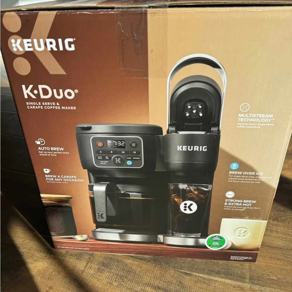 Keurig K Duo single serve & carafe coffee maker new - Picture 3 of 5
